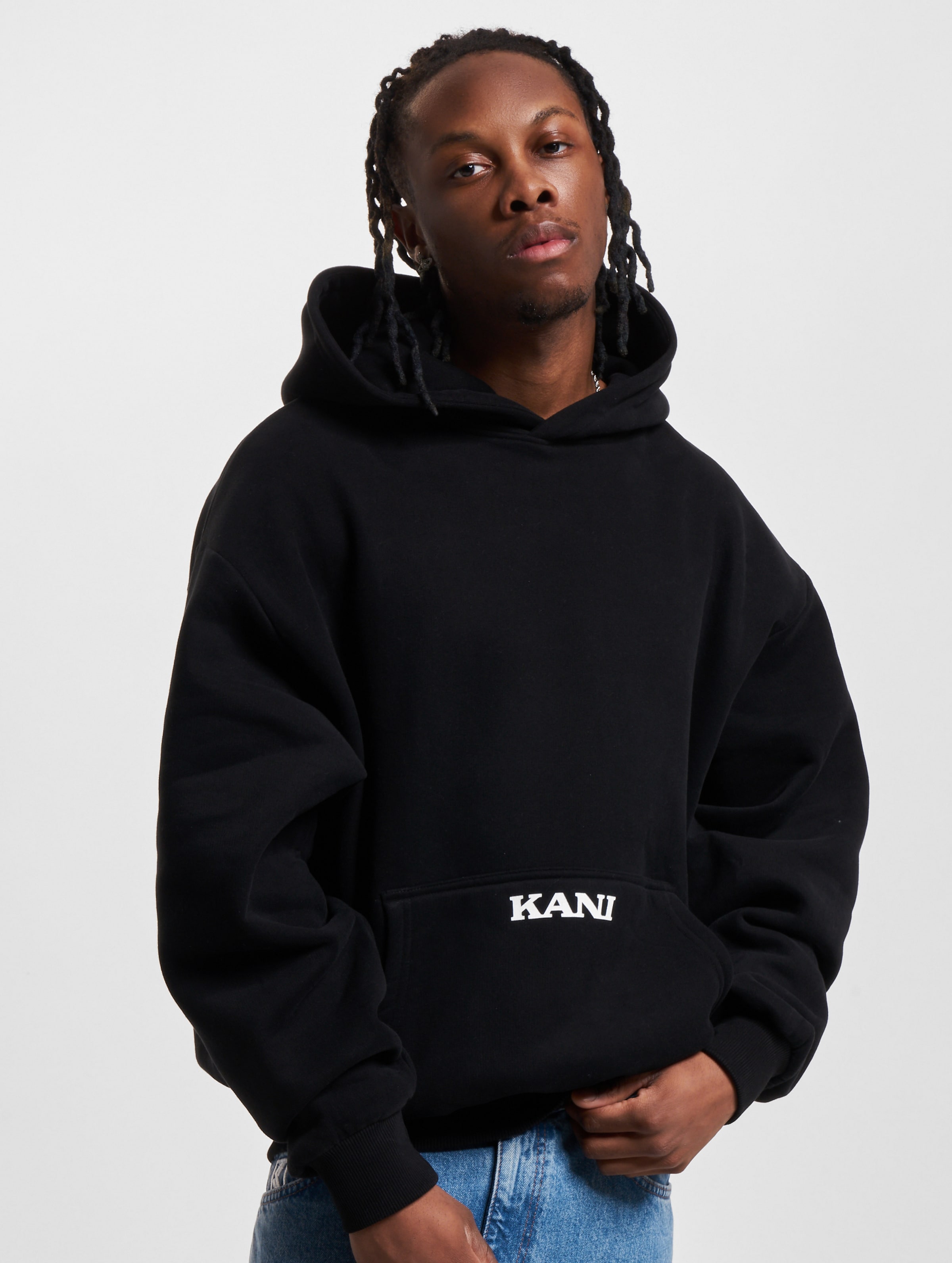 Karl Kani Small Retro OS Hoodies Männer,Unisex op kleur zwart, Maat S