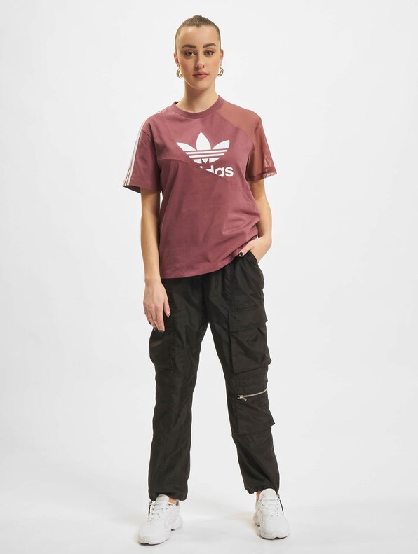 adidas originals t shirt maroon