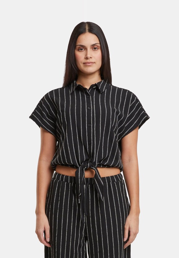 Ladies Structured Striped Tied -2