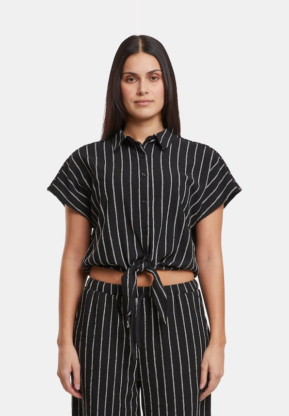 Ladies Structured Striped Tied -2