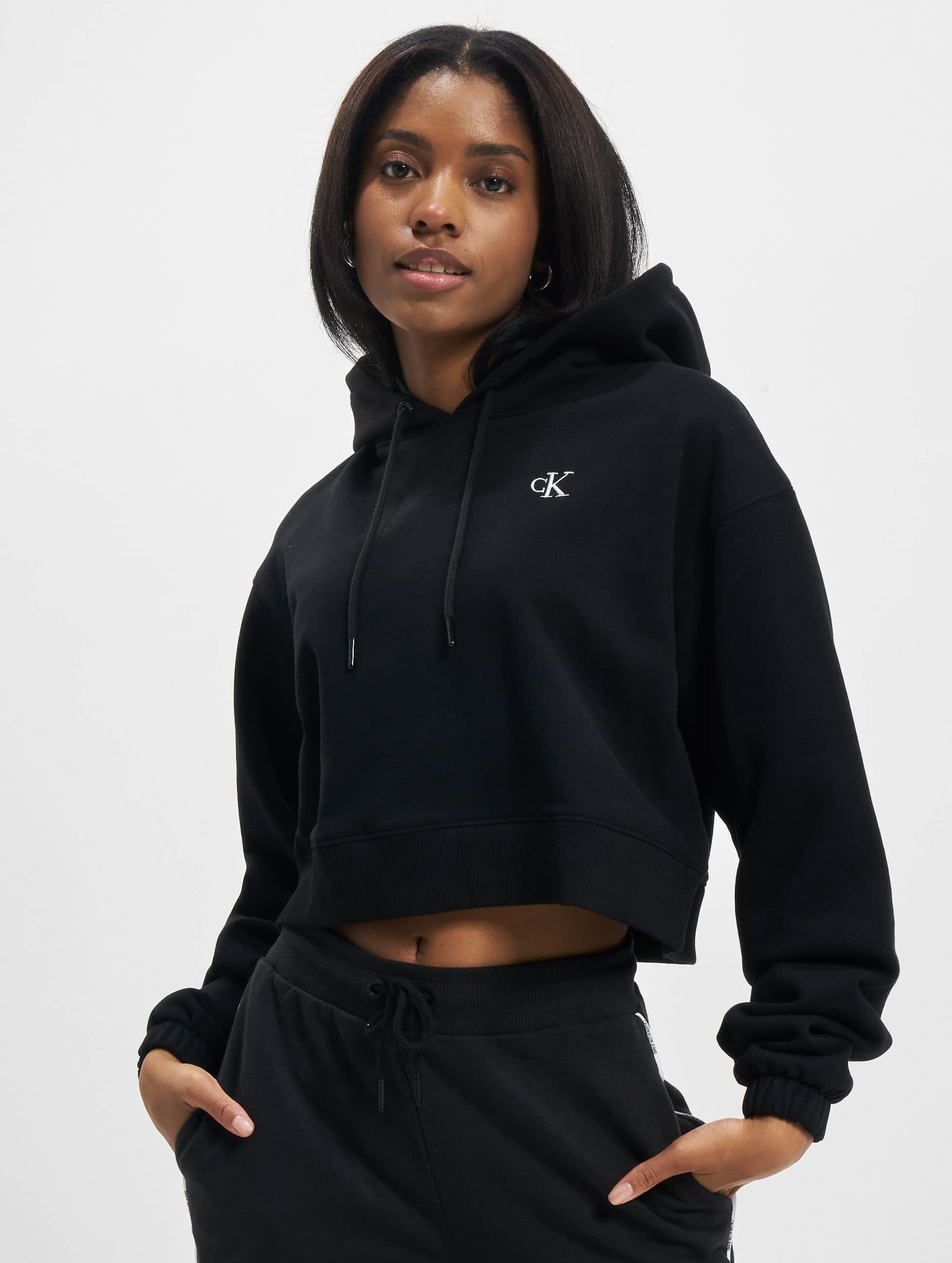 Calvin klein discount chest monogram hoodie