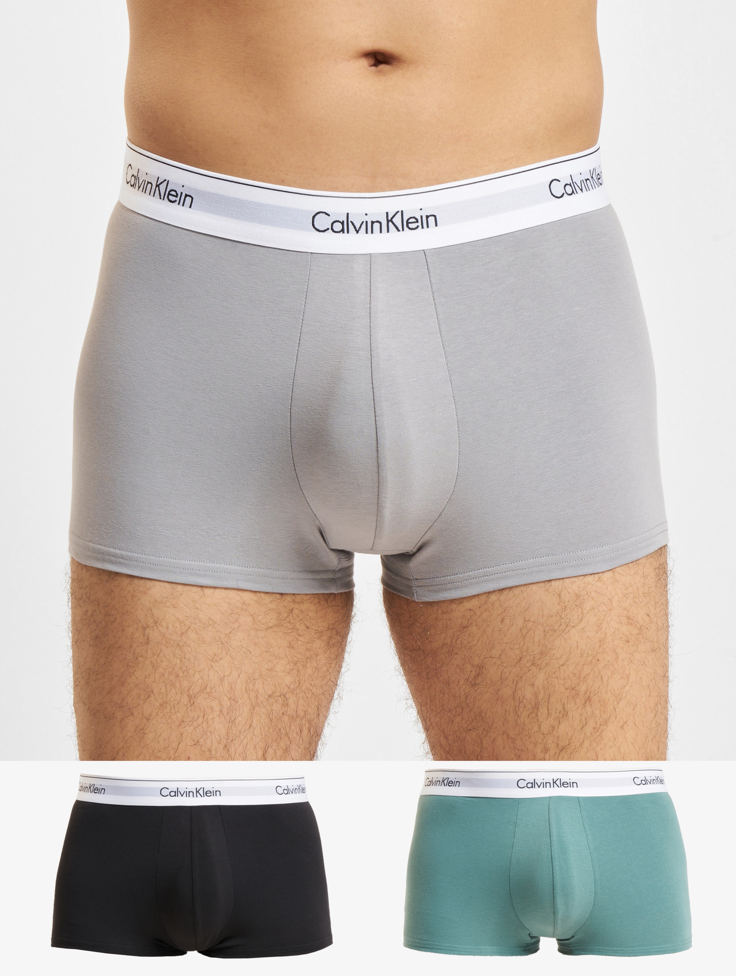 Calvin Klein Trunk 3pk Heren Ondergoed - Multi - Maat XXL