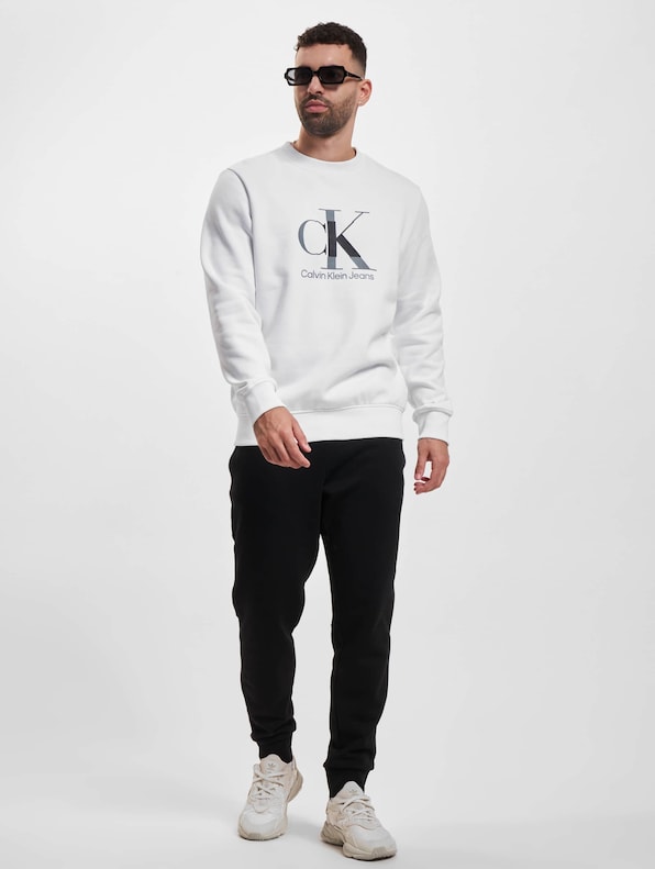 Calvin Klein Jeans Disrupted Monologo Crew Neck Sweater-5