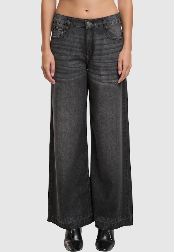 Ladies Wide Leg Denim-2
