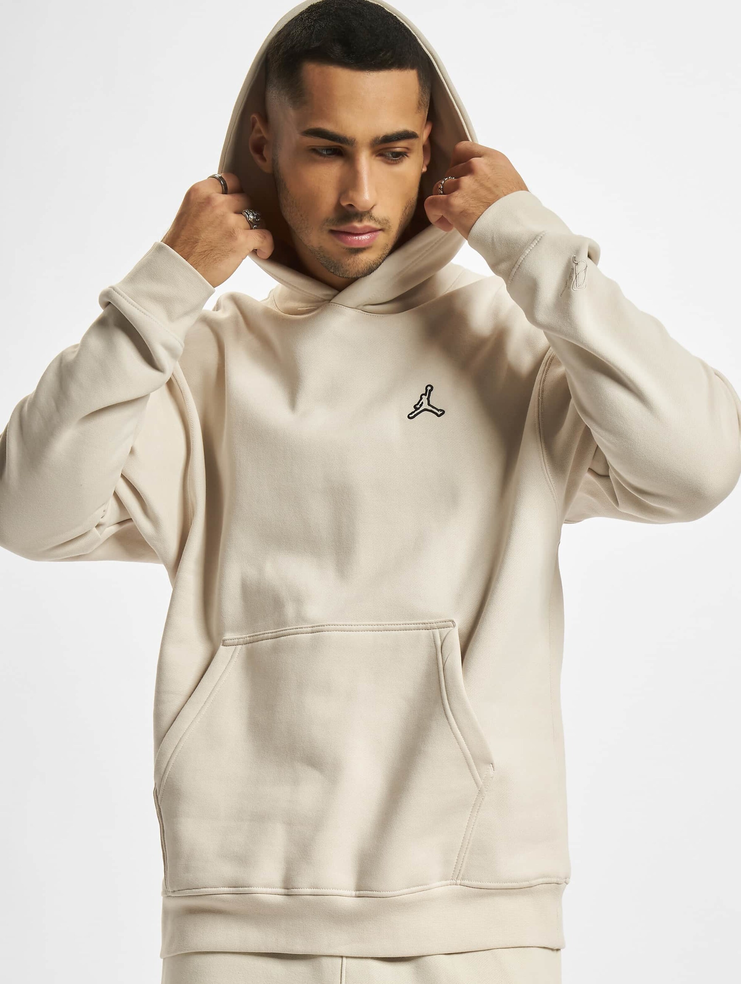 Jordan Essentials Fleece Hoody Mannen op kleur wit, Maat XL