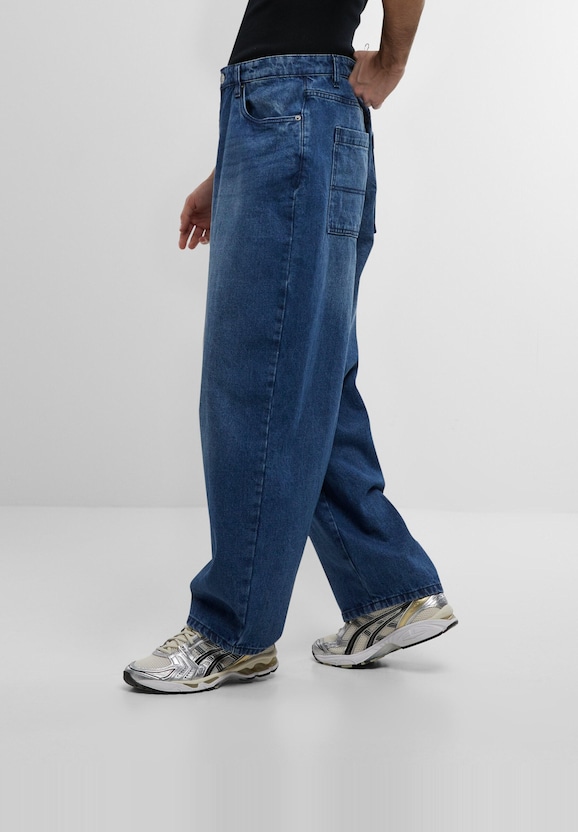 Urban Classics Tapered Heavy Ounce Baggy Jeans-2