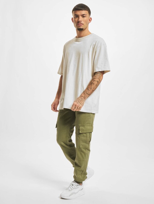 Washed Cargo Twill Jogging-6