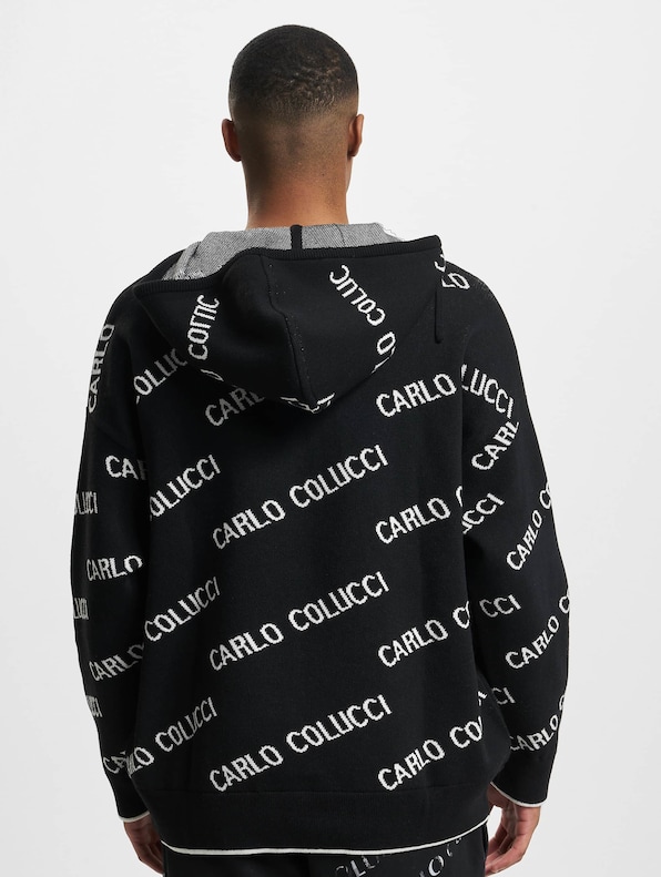 Carlo Colucci Allover Logo  Hoodie-1