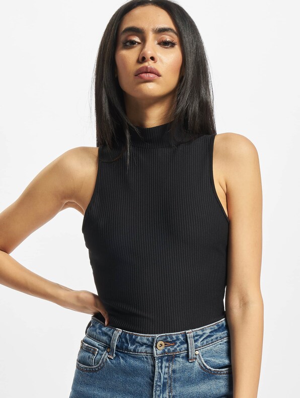 Ladies Sleeveless Rib-0