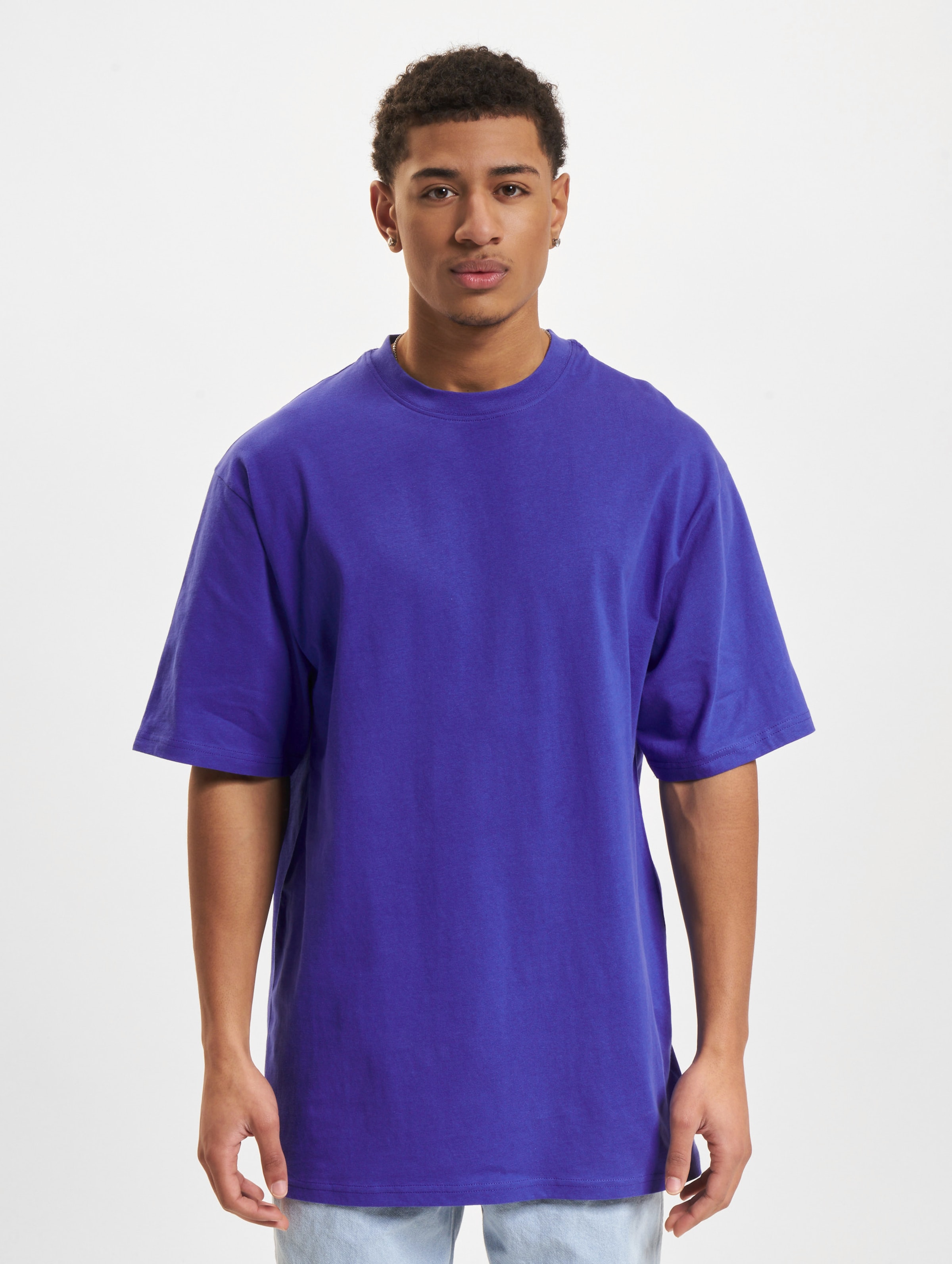 DEF Tall T-Shirts Mannen op kleur blauw, Maat XL