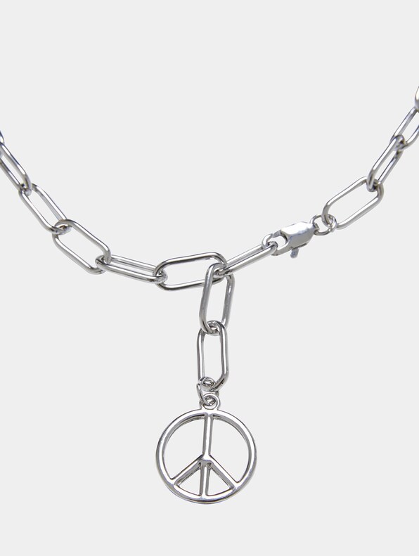 Y Chain Peace Pendant More-3