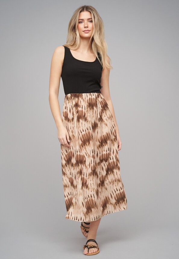 Maxidress 2-Tone Print-0