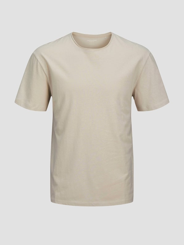 Jack & Jones Summer O-Neck T-Shirts-3