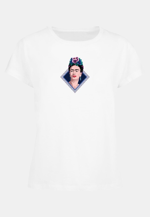Ladies Frida Kahlo - Square Box Tee-0