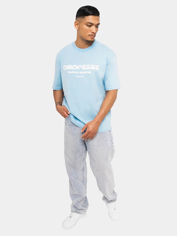 Dropsize Heavy Oversize Melting Logo T-Shirt-4
