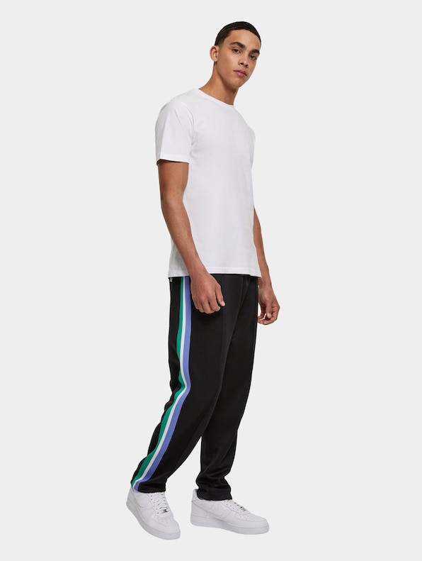Small Signature Straight Leg Trackpants black/multic0lor-6