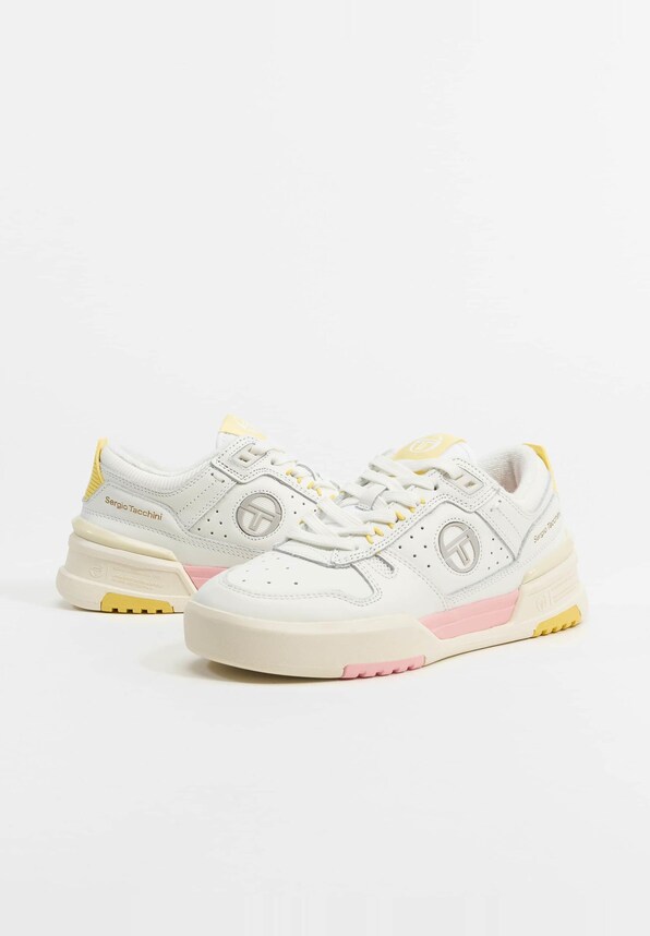 Sergio Tacchini Bb Court Lo Sneakers White/Tofu/Lemon-0
