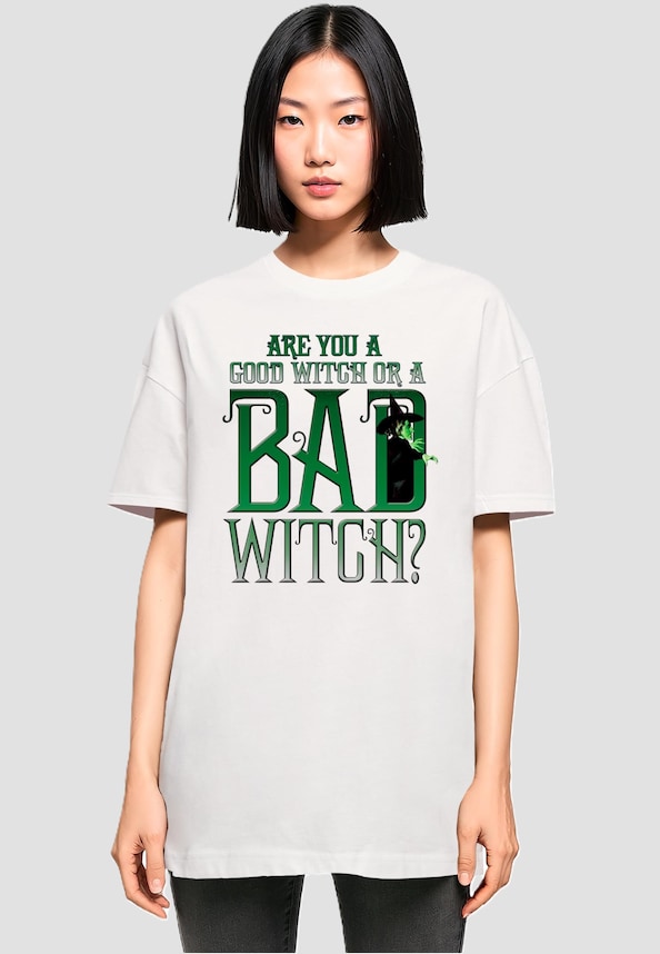 Ladies The Wizard of Oz - Bad Witch Oversized Boyfriend Tee-0