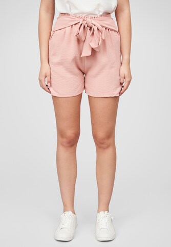 Cloud5ive Damen Shorts mit Deko-Bindegürtel u Elastikbund