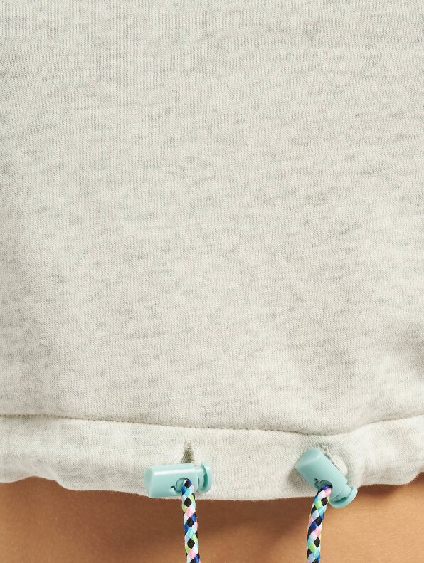 Ladies Oversized Cropped Crewneck-3