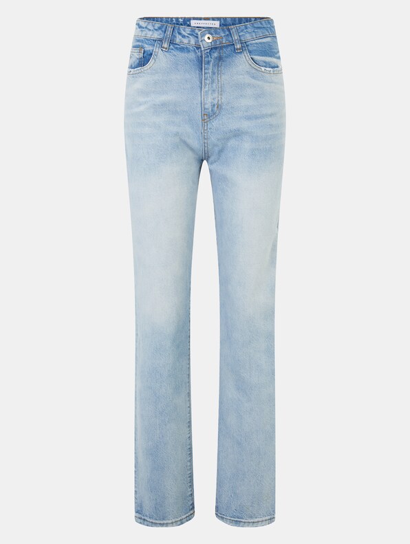 UNEFFECTED Destroyed Denim Straight Fit Jeans-0