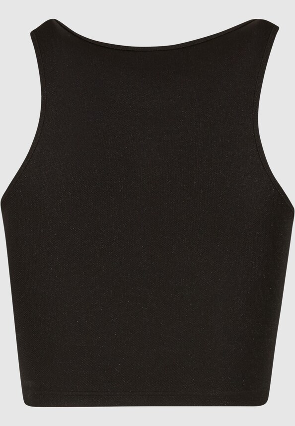 Ladies Glitter Cropped Top-5