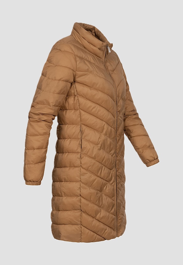 ONLY Damen Longform Steppjacke-2