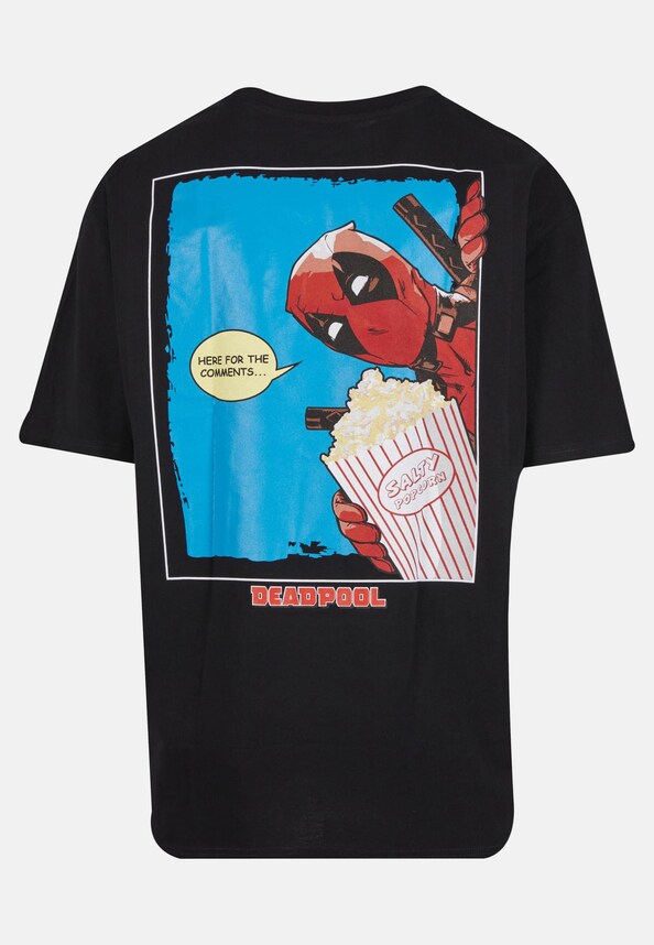Deadpool Salty Popcorn Heavy Oversize Tee-2