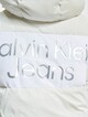 Calvin Klein Blocking Cropped Puffer Winter Jacket Ivory/Bright-5