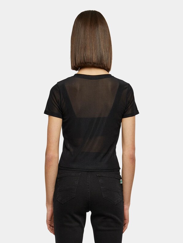 Ladies Short Mesh Tee-1