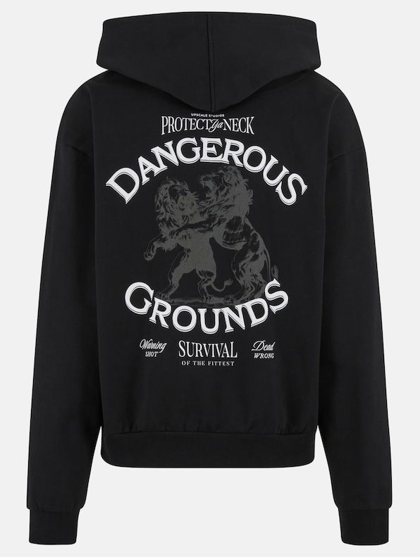 Dangerous Grounds Oversize Zip Hoody-3