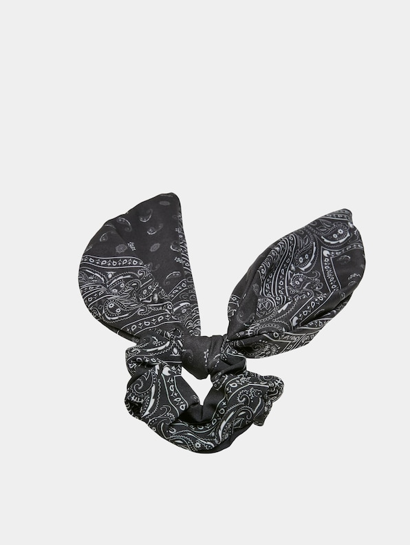 Bandana Print Scrunchies With XXL Bow 2-Pack-2