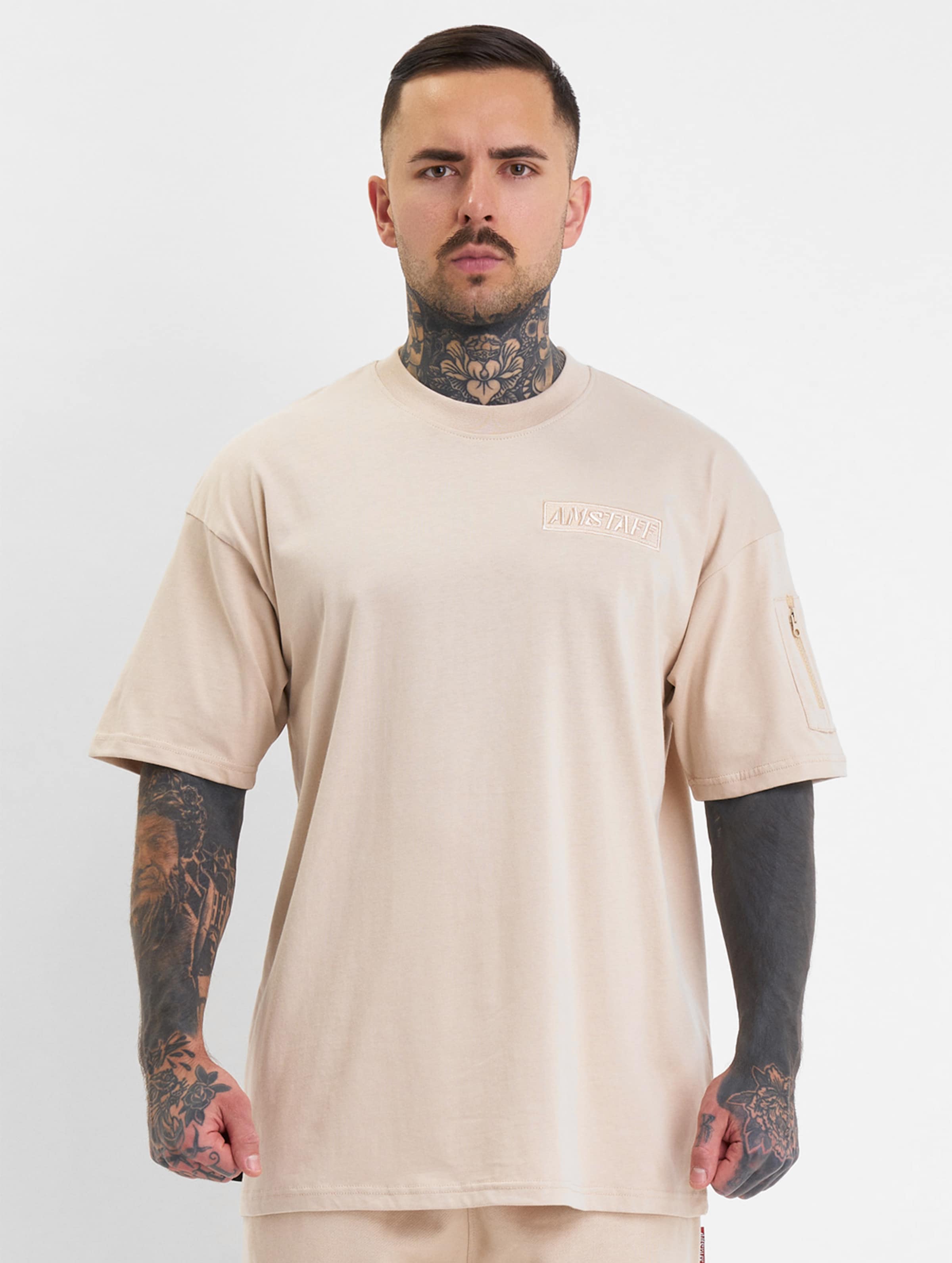 Amstaff Renaska T-Shirt Mannen op kleur beige, Maat XXL