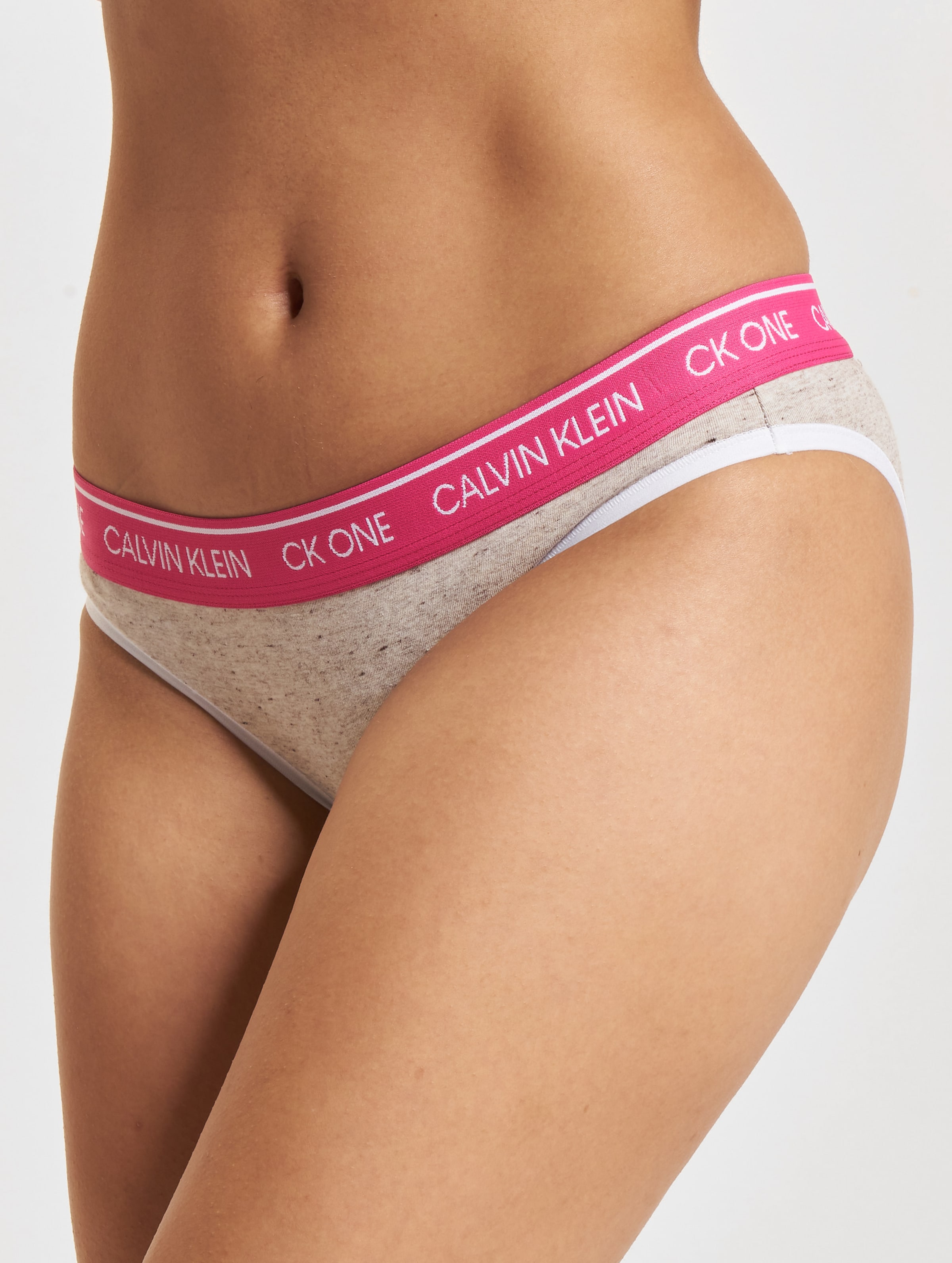Calvin Klein Underwear Bikini Slip Frauen,Unisex op kleur grijs, Maat M