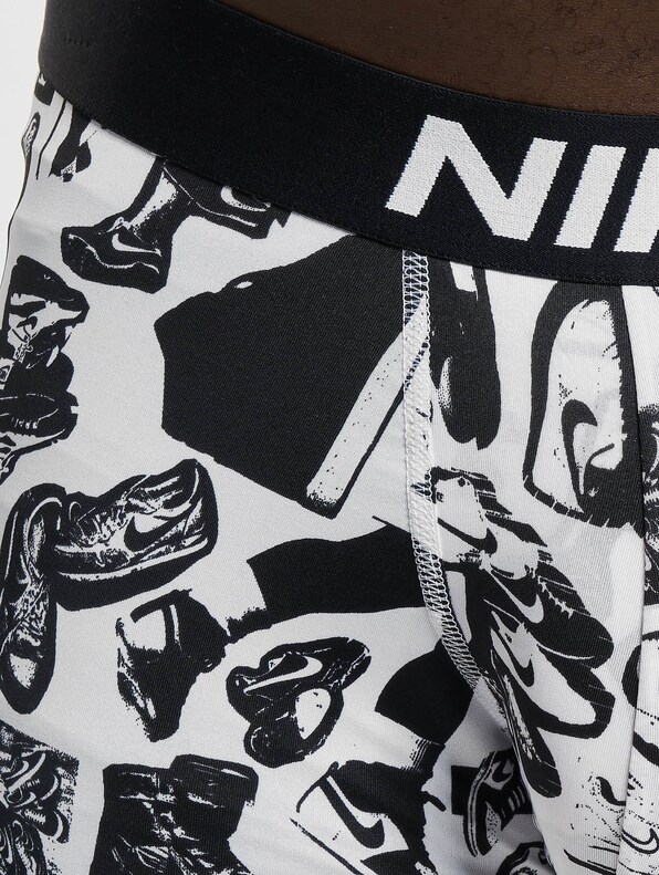 Nike Dri/Fit Essential Micro Boxer Shorts Black Shoebox Print/Uni-3