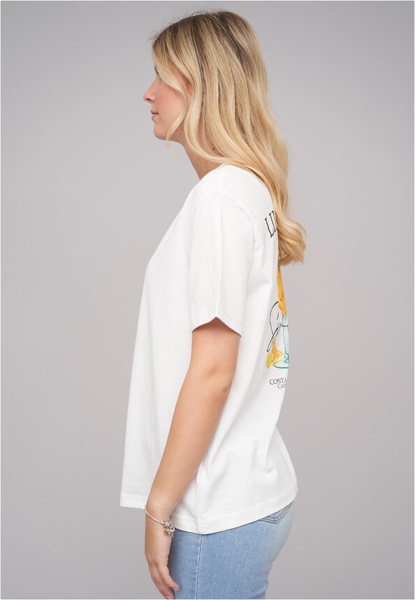 Ladies Limoncello Spritz White Tee-2