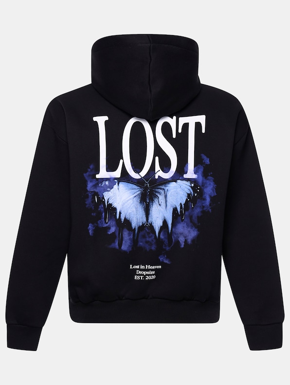 Dropsize Heavy Oversize Lost Butterfly Hoodies-6