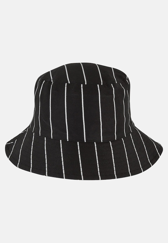 Signature Pinstripe Bucket Hat-1