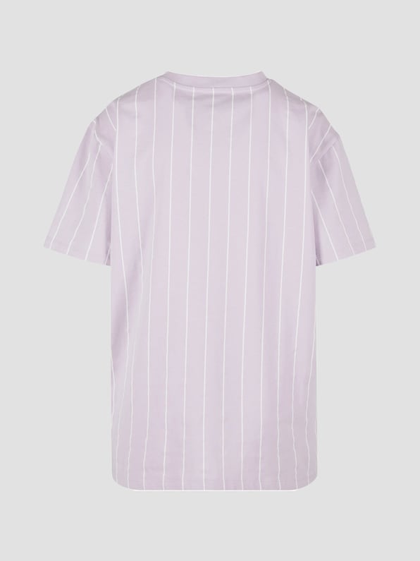 Karl Kani Small Signature Essential Pinstripe Oversized T-Shirts-5