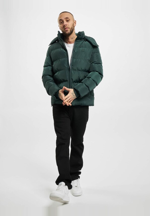 Urban Classics Hooded Puffer Jacket Bottle-9