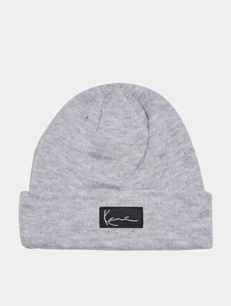 KA223-009-3 Signature Beanie grey melange