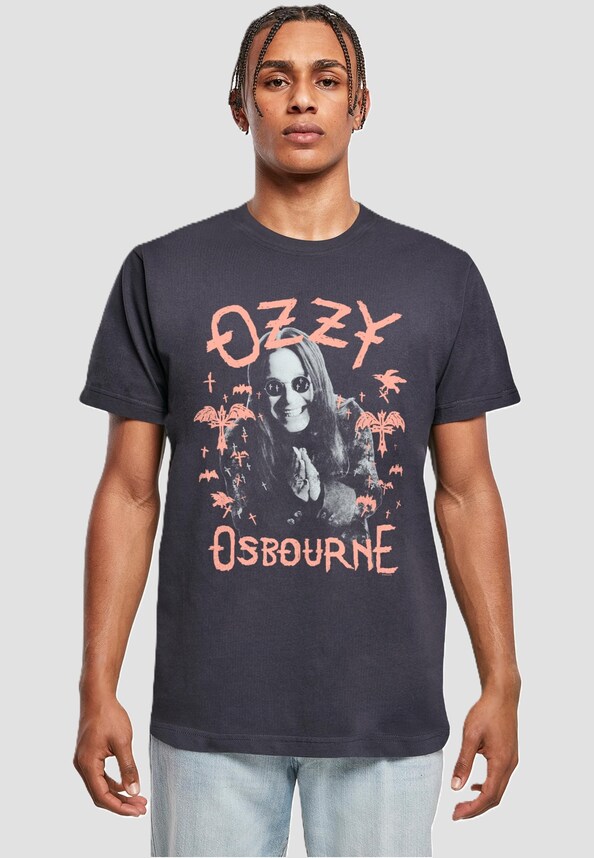 Ozzy Osbourne - Pink Bat T-Shirt-0