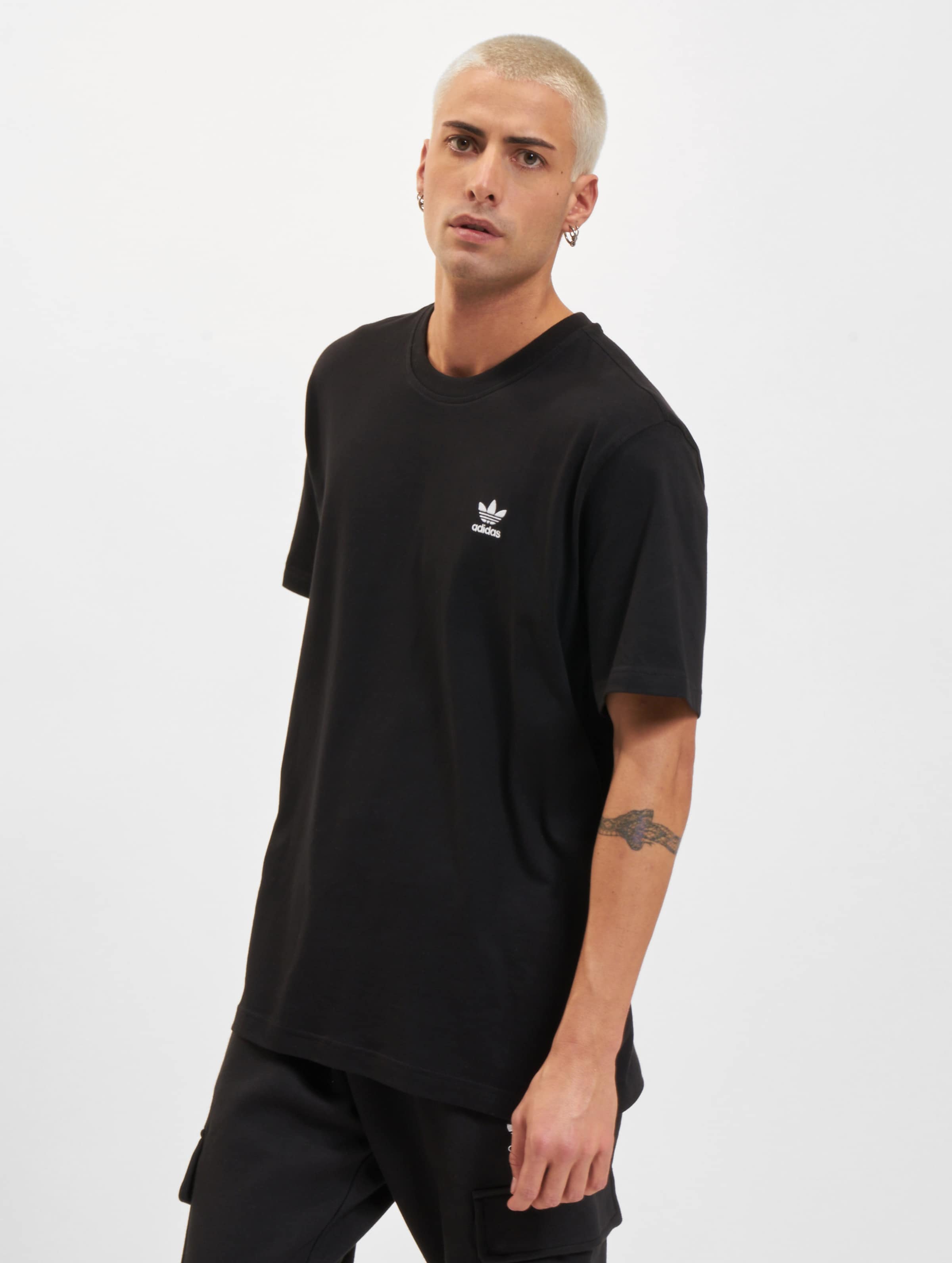 adidas Originals Trefoil Essentials T-Shirts Mannen op kleur zwart, Maat 2XL