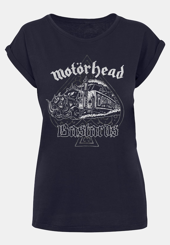 Ladies Motörhead - Bastards Train Extended Shoulder Tee-4