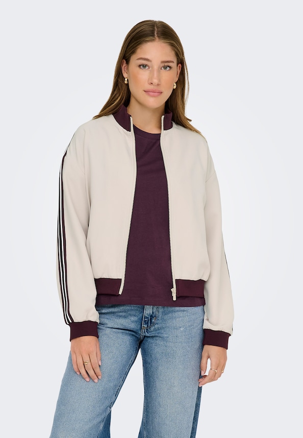 ONLMELLIE LIFE PANEL ZIP JACKET CC PNT-0