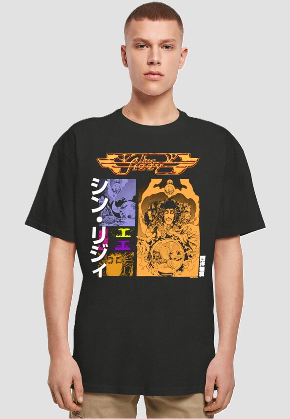 Thin Lizzy - Vagabonds Japan Heavy Oversize Tee-0