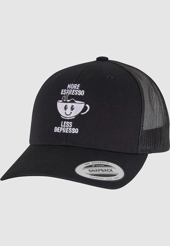 More Espresso Less Depresso Retro Trucker-2