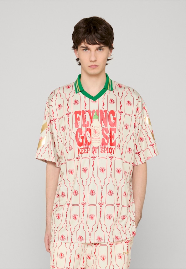 Flying Goose x Hummel Loose Trikot Polo Shirt-0