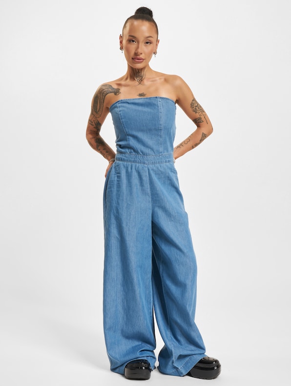Only Akia Bea Denim Jumpsuits-4