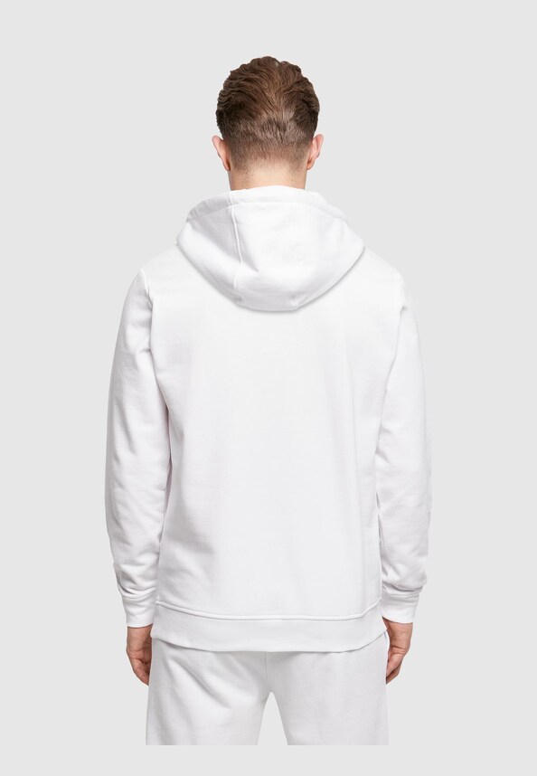 Peace - Red Heart White Basic Hoody-1